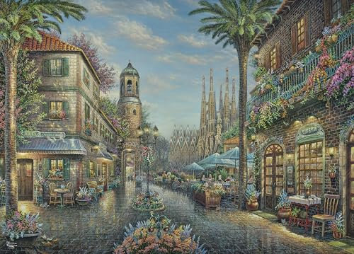 Ceaco - Thomas Kinkade – Spanisches Café – 1000 Teile Puzzle
