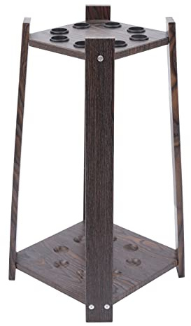 Caskunbsy Support de queue de billard, support de queue de billard, queue de billard, support de table pour 8 queues de billard et accessoires de billard, pour la maison/club