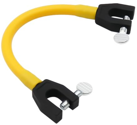 Hsthe Sea Aiuto per l'allenamento dello Sci Punta da Sci Clip per Punta dello Snowboard, Elasticità del connettore della Punta dello Sci per Principianti dell'allenatore di Sci (Giallo)