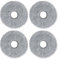 Set Mocio Panni di Ricambio per Aspirapolvere Dreame L10 Ultra/ L10S Pro/ L10S Ultra/ L10S Pro Ultra Heat/ L10 Prime/ L20 L30 L40 L50 Ultra/ X30 X40 X50 Ultra/Mova E30 Ultra P50 Pro Ultra (4 Panni)