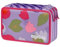 ergobag Maxi Mäppchen Set 40-Teilig, Lyra Bunt- und Filzstifte, Kleingeld Fach, Lineal, Schere BlütenzauBär - Lila