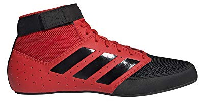 Adidas Mat Hog 2.0 Wrestling Shoes, Red/Black/White, 10.5