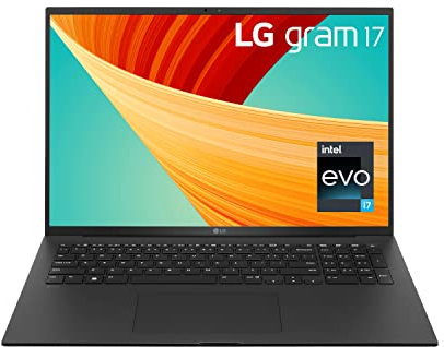 LG Electronics gram 2023 17Z90R 17 inch ultra-lightweight laptop, 13th Gen Intel Evo i7-1360P platform, 32GB RAM, 1TB SSD, Dolby ATMOS, Windows 11 (Obsidian Black)