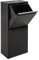 ARREGUI Basic CR406-B2 Poubelle de Recyclage Cuisine 2 Bacs | 2 x 23 L (46 L) | Poubelle de Tri Sélectif 2 Grands Rangements | Meuble Poubelle en Acier avec 2 Grand Seaux | Sac Poubelle | noir