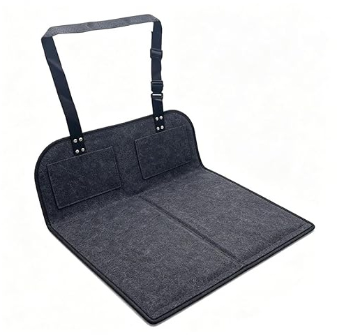 Hannayah Car Camping Essentials Rear Seat Mattress Extension Plate, Car Back Seat Extender，Portable Mattress for Sleeping Increase Travel Trunk Space Bed Space for Most Cars, SUV, Model Y/3