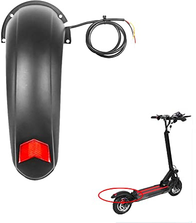 Fututech Parafango e Fanale Posteriore per Kugoo M4 - Supporto Blocco Acqua per Scooter Elettrico - Ricambi e Accessori Fender