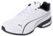 PUMA Unisex Tazon 7 Evo Road Running Shoe, White Navy, 43 EU