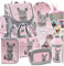 Kinder Schulrucksack Set mit Lunchbox und Trinkflasche, Katzen Design, Katze Schultüte Schulranzen Federtasche