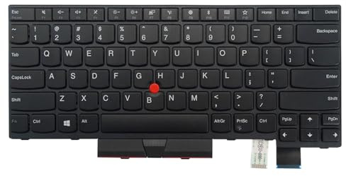 Table-King Clavier de rechange pour Lenovo Thinkpad T470 T480 A475 A485 (anglais américain, non rétroéclairé, membrane, filaire, QWERTY, droite)