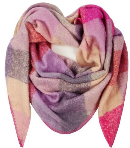Gloop Damen Schal XXL Strick Dreieck Schal Halstuch Dreieckstuch kuschelig flauschig ohne Kratze an Haut 200×141 CM