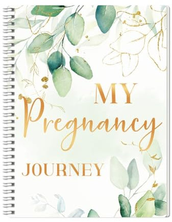 Vocdikficy Journaux de Grossesse pour la Maman - Livre et Agenda de Grossesse - Indispensables de la Grossesse - avec Calendrier, Meilleurs Cadeaux