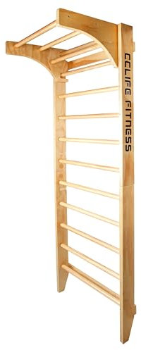 CCLIFE Espaldera Gimnasio Espaldera de Madera Espaldera Pared Espaldera niños Adultos Carga de hasta 100kg