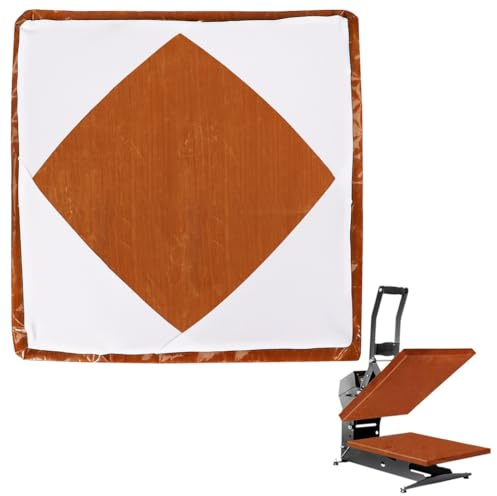 Kronabelle Copertura riutilizzabile per pressa a caldo, 38 x 38 cm, tappetino resistente al calore per pressatura a caldo e sublimazione, foglio protettivo facile da pulire