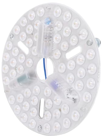 Hyuduo Pannello a Filo a 3 Colori a Ventola a Ventole a Soffitto da 6,5 ​​pollici, Pannello a Sfioramento Dimmerabile a 3 Colori Ultra Luminoso, Corrente Costante Senza Sfarfallio