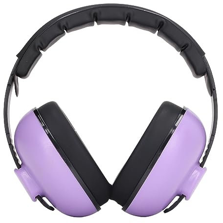 Sonew Cache-oreilles Antibruit à Réduction de Bruit, Protection Auditive NRR 31DB, Pliable et Confortable pour Enfants, Violet
