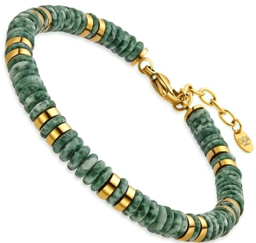 Dada Gioielli Bracciale Donna e Uomo Pietre Naturali in Acciaio Inox