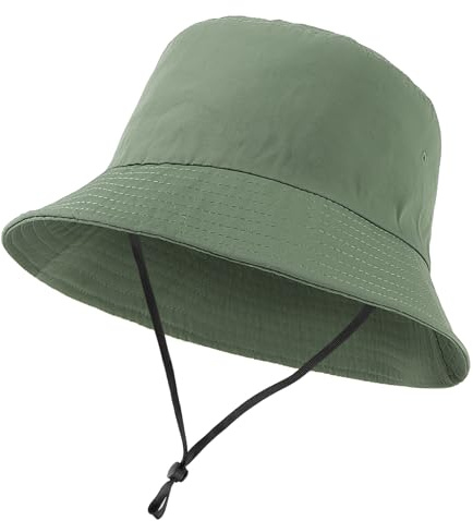 Herrhatt - Stor storlek XL/XXL/XXXL Snabbtorkande fiskarhatt Lätt solskydd Vikbar Justerbar med hakrem för strandresor och utomhusaktiviteter