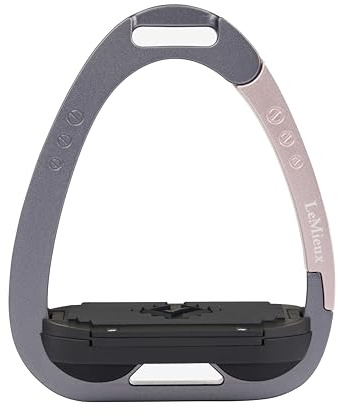 LeMieux Junior Vector Balance Stirrup - 5° Tilted Footplate - Rose Gold