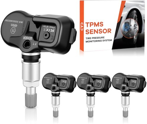 Pre-Programmed TPMS Senors 315MHz & 433MHz Tire Pressure Monitoring System Fit for Toyota & Lexus All Models, Subaru BRZ – 4PCS, for 4Runner Camry Corolla RAV4 Tacoma Tundra RX350 ES350 IS350 NX250
