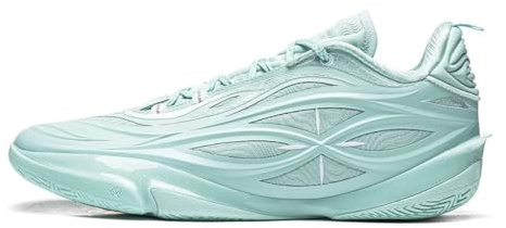 LI-NING Männer Leicht Hochelastisch Professionelle Basketball-Spielschuhe Wade 808 5 Ultra V2 Mintgrün EU 43 2/3