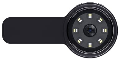 1 Microscope rechargeable USB portable avec LED réglable, grossissement 1000x pour les projets scientifiques et en plein air, outil scientifique pour la recherche en laboratoire