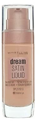 Maybelline Foundation, Dream Radiant Liquid Hydrating Foundation with Hyaluronic Acid and Collagen - Lightweight, Medium Coverage Up to 12 Hour Hydration - 33 Fresh Beige