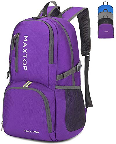 MAXTOP 30L Backpack Ultra Lightweight Packable Foldable Rucksack Water Resistent For Men Women Outdoor Camping Hiking Travel Daypack Handy Durable Gifts For Men Women