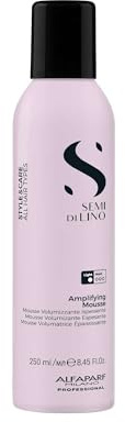 Alfaparf Milano Semi Di Lino Style&Care Amplifying Mousse 250ml - mousse capelli fini tenuta leggera