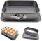 inheming Rectangular Springform Pan, Rectangle Cake Pan with Removable Bottom, 28 * 18cm,Rectangular Cake Baking Trays Cheesecake Tin for Tortes Cheesecake Mousse