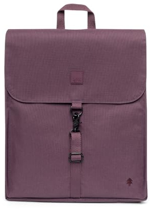 Lefrik - Mochila Handy Mini - Backpack Compacta Ordenador Portátil 13 Pulgadas - Ligera reciclado 100% - (Maroon)