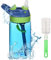 flintronic 480ML Drink Bottle, Leak-Proof, Shatter-Proof, BPA-Free for Water, Milk (Brush Included)