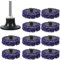 RIVLOP 10Pcs Disque de Ponçage Disque de Nettoyage Disque de Nettoyage Grossier, 50mm Disque CSD Disques Abrasifs à Changement Traitement de Surface Enlèvement de Peinture avec Tige de Disques