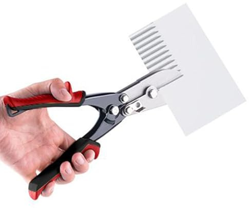 Tewzafiya Pinza para doblar tubos – Pinzas para chapas con mango antideslizante | Herramientas para doblar galvanizada 0,8 mm – Para bajantes, canalones, conductos, instalaciones eléctricas