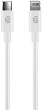 Griffin MFI Charge/Sync Cable Apple Lightning to USB-C 1.2M - White - GP-066-WHT