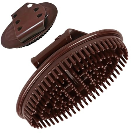 Meridian Brush Massage Brush, Portable Handheld Meridian Massage Comb, Gloves Anti-Cellulite Slimming Relaxing Scrub Massager,Soft Cellulite Body Relaxing