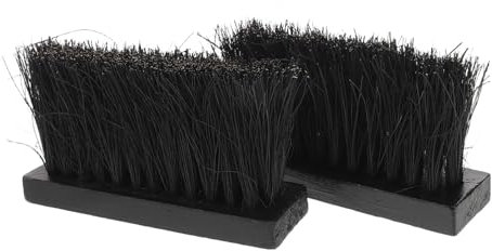 COOPHYA 2piezas Cabezal De Cepillo para Unidades Cabezal De Repuesto para Limpiar Estufas De Leña Quitar El Polvo del Coche Cenizas Muebles para Limpieza De Fogatas y Carpintería