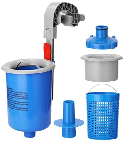 Nudorpn Skimmer Piscine Hors Sol Automatique – Skimmer Flottant de avec Panier à Feuilles, Kit de Nettoyage Piscine pour Eau Propre et Entretien Quotidien
