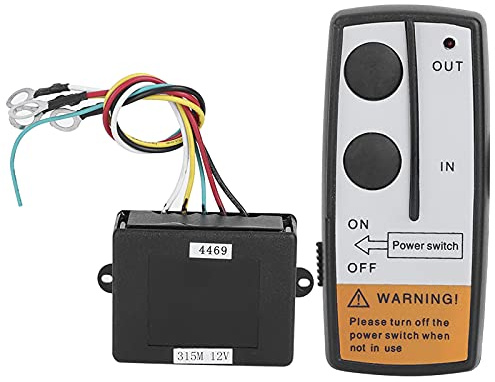 Fydun Controlador de Molinete Interruptor Inalámbrico de Molinete Remoto de Anclaje Regulador de Ajuste Accesorio de Barco Marino