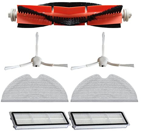 AANAN Kit de Filtre à Brosse côté balayeur Principal Compatible avec MOVA L600 Robotic aspirateur Home Sweeper Nettoyage Compatible avec la Cuisine