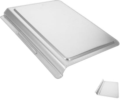 MOLUCKFU Bandeja De Goteo Metálica De Hierro 285x230mm Resistente para Horno y Parrilla Cocina Profesional 15l Reutilizable Uso Doméstico y Gastronómico