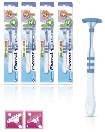PIERROT TONGUE CLEANER (Pack of 4)