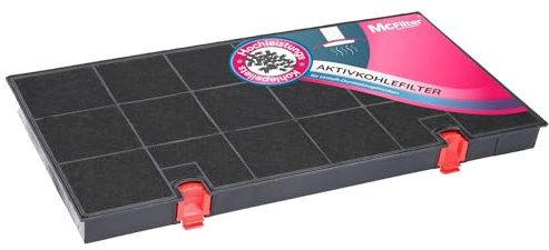 McFilter I 1x Aktivkohlefilter Dunstabzugshaube kompatibel mit Kohlefilter AEG Electrolux 902979366-9, Bauknecht DKF24, Zanussi KLF60/80 Typ150, Siemens LZ33900, Neff Z5147X0 - Filter für Abzugshaube