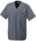 EXNER Medizinischer Schlupf-Kasack, OP-Kasack, Unisex, für Krankenpflege, Altenpflege, Farbe Graphit, Größe 6XL
