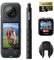 Insta360 X4 GPS Bundle - 8K Waterproof 360 Action Camera, 4K Wide-Angle Video, Invisible Selfie Stick, Removable Lens Guards, 135 Min Battery Life, AI Editing, Stabilization, for Sports, Travel
