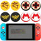 Clyhon 8 Pezzi cappuccio di ricambio per joystick switch protezione Thumbsticks per Switch/Lite Nero accessori di protezione in silicone Joystick 3D Grips Caps