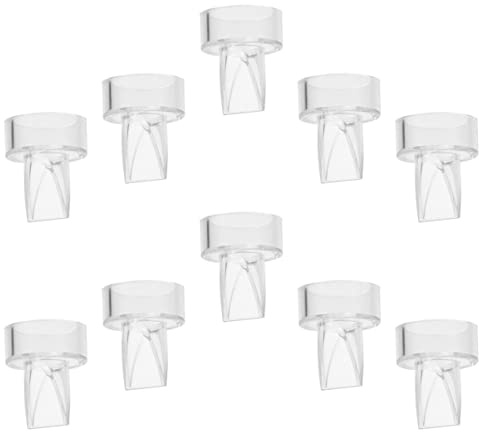 ibasenice Lot De 10 Accessoires Pour Tire-Lait Valve Bec De Canard En Silicone Médical Sans 3.20X2.50X2.50Cm Compatibles Avec Tire-Lait Manuel Et Pièces De Rechange Allaitement