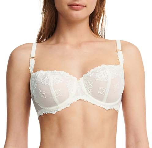 Chantelle Champs Elysees, Reggiseno Balconcino, Intimo Donna, Avorio (Ivory Light), 3B