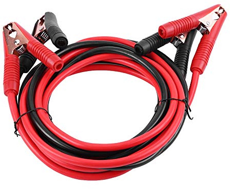 MotorMinds Cable de arranque de 4 metros, 2200 A, cable de arranque para coche, cable de emergencia, cable puente