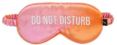 Fisura - Masque de sommeil do not disturb dégradé. Masque de sommeil doux. Masque pour les yeux original. Masque de nuit ultra-doux avec élastique. 20 x 10 cm.