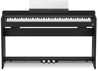 Casio CELVIANO AP-S200BK Digital Piano Console AP-S200, 88 Weighted Keys, 19 Tones, 40W Speaker System, Bluetooth/MIDI Audio, USB, Black Finish